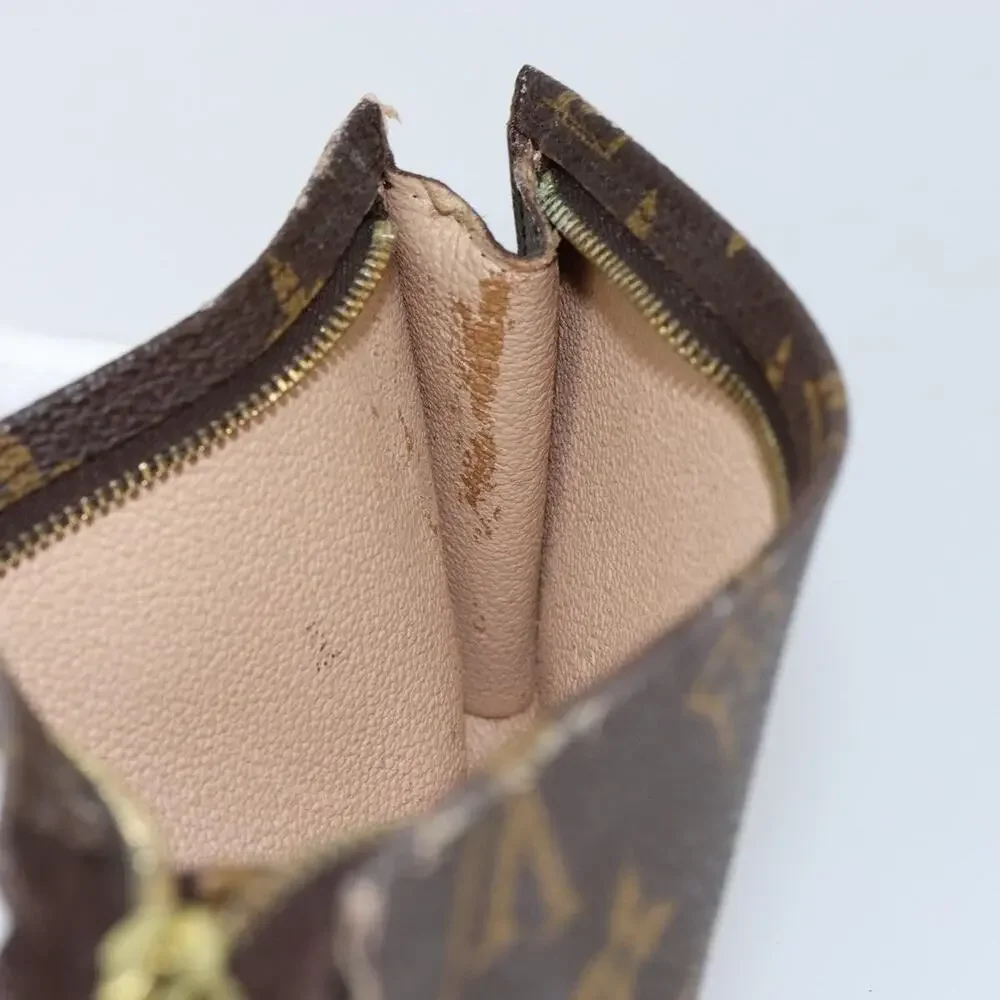 Louis Vuitton Monogram Bucket GM Accessory Pouch Brown